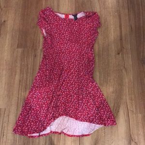 Forever 21 girls red floral dress